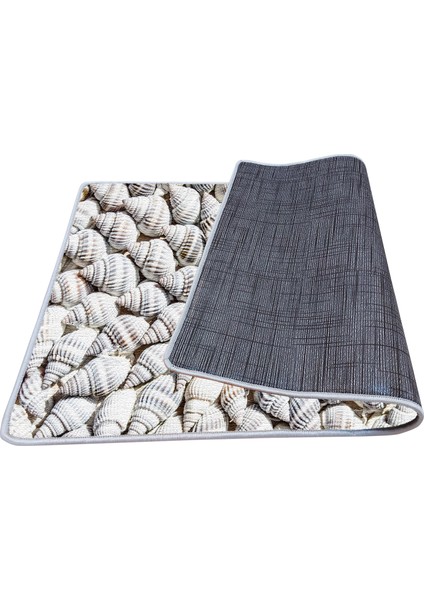 Kaymaz Deri Taban Banyo Paspas Takımı 50 x 60 cm - 60 x 100 cm