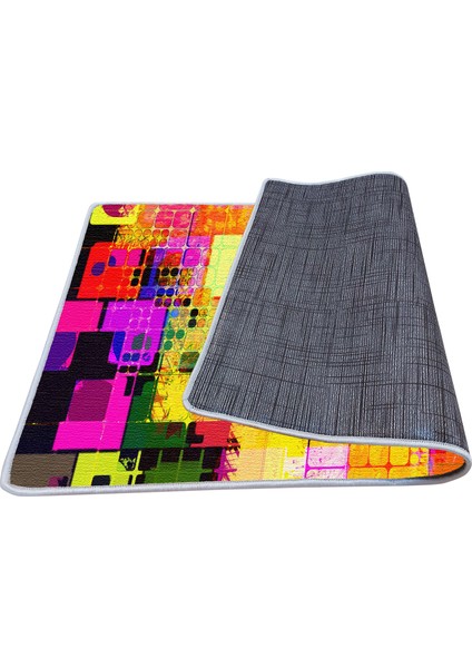 Kaymaz Deri Taban Banyo Paspas Takımı 50 x 60 cm - 60 x 100 cm