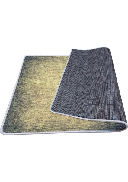 Kaymaz Deri Taban Banyo Paspas Takımı 50 x 60 cm - 60 x 100 cm