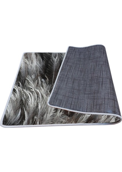 Kaymaz Deri Taban Banyo Paspas Takımı 50 x 60 cm - 60 x 100 cm