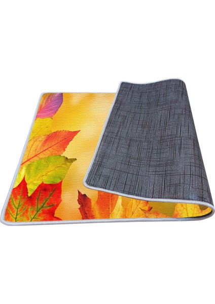 Kaymaz Deri Taban Banyo Paspas Takımı 50 x 60 cm - 60 x 100 cm