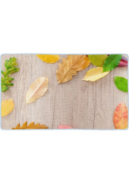 Kaymaz Deri Taban Banyo Paspas Takımı 50 x 60 cm - 60 x 100 cm
