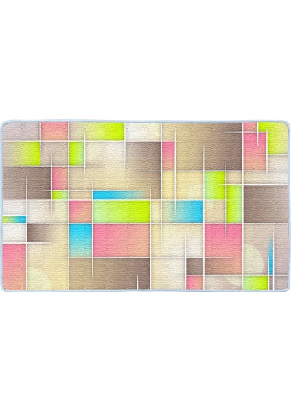Kaymaz Deri Taban Banyo Paspas Takımı 50 x 60 cm - 60 x 100 cm