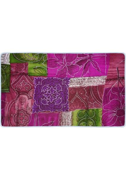 Kaymaz Deri Taban Banyo Paspas Takımı 50 x 60 cm - 60 x 100 cm