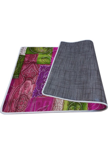Kaymaz Deri Taban Banyo Paspas Takımı 50 x 60 cm - 60 x 100 cm