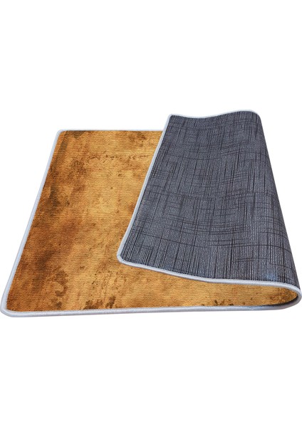 Kaymaz Deri Taban Banyo Paspas Takımı 50 x 60 cm - 60 x 100 cm