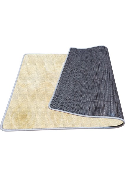 Kaymaz Deri Taban Banyo Paspas Takımı 50 x 60 cm - 60 x 100 cm