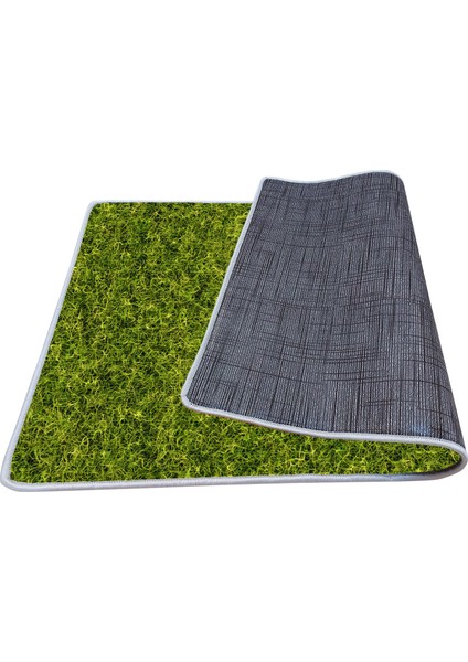 Kaymaz Deri Taban Banyo Paspas Takımı 50 x 60 cm - 60 x 100 cm