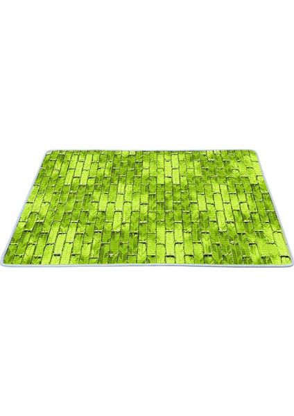 Kaymaz Deri Taban Banyo Paspas Takımı 50 x 60 cm - 60 x 100 cm