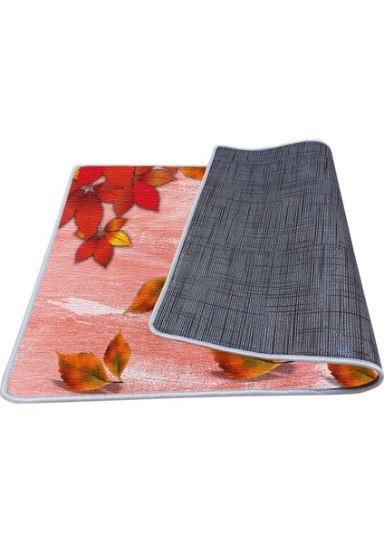 Kaymaz Deri Taban Banyo Paspas Takımı 50 x 60 cm - 60 x 100 cm