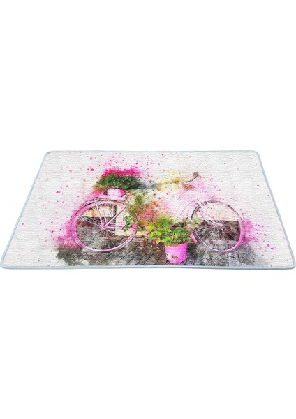 Kaymaz Deri Taban Banyo Paspas Takımı 50 x 60 cm - 60 x 100 cm