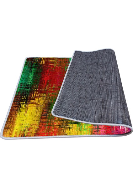 Kaymaz Deri Taban Banyo Paspas Takımı 50 x 60 cm - 60 x 100 cm