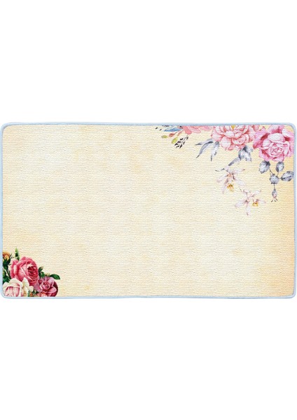 Kaymaz Deri Taban Banyo Paspas Takımı 50 x 60 cm - 60 x 100 cm