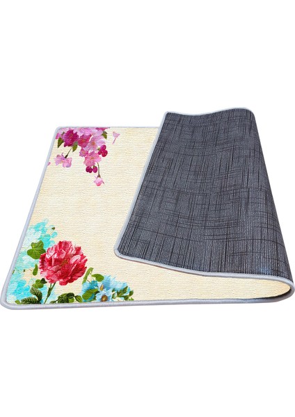 Kaymaz Deri Taban Banyo Paspas Takımı 50 x 60 cm - 60 x 100 cm