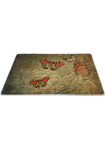 Kaymaz Deri Taban Banyo Paspas Takımı 50 x 60 cm - 60 x 100 cm