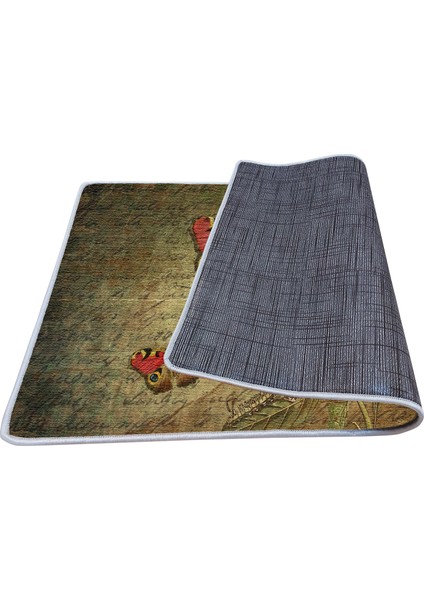 Kaymaz Deri Taban Banyo Paspas Takımı 50 x 60 cm - 60 x 100 cm