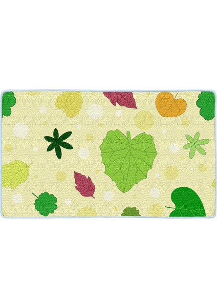 Kaymaz Deri Taban Banyo Paspas Takımı 50 x 60 cm - 60 x 100 cm