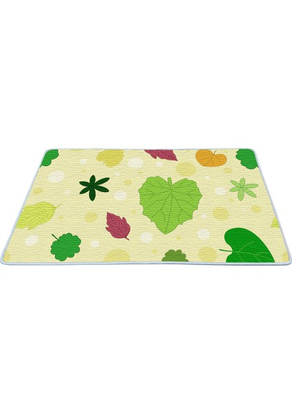 Kaymaz Deri Taban Banyo Paspas Takımı 50 x 60 cm - 60 x 100 cm