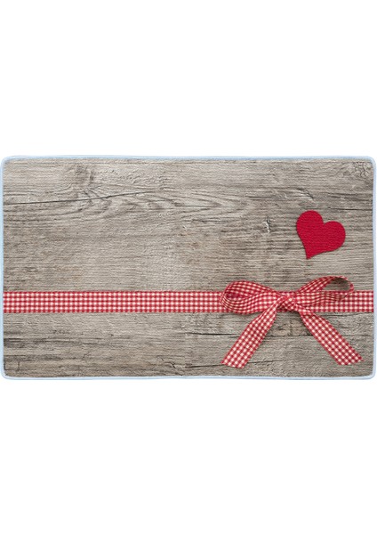 Kaymaz Deri Taban Banyo Paspas Takımı 50 x 60 cm - 60 x 100 cm