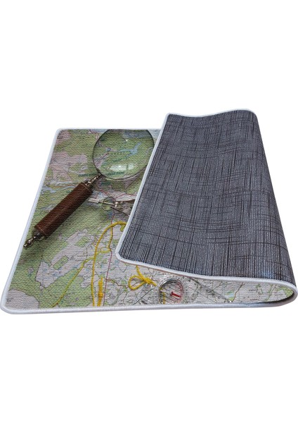 Kaymaz Deri Taban Banyo Paspas Takımı 50 x 60 cm - 60 x 100 cm