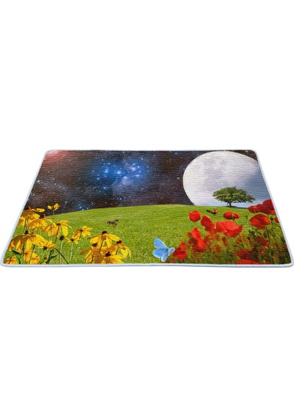 Kaymaz Deri Taban Banyo Paspas Takımı 50 x 60 cm - 60 x 100 cm