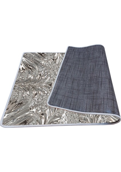 Kaymaz Deri Taban Banyo Paspas Takımı 50 x 60 cm - 60 x 100 cm
