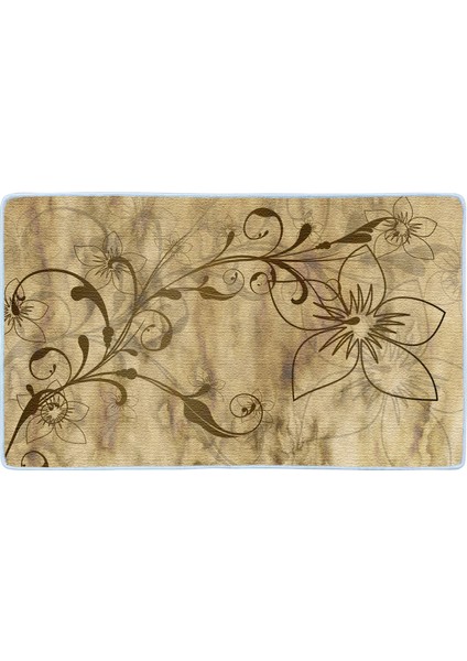 Kaymaz Deri Taban Banyo Paspas Takımı 50 x 60 cm - 60 x 100 cm