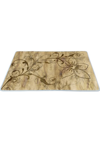 Kaymaz Deri Taban Banyo Paspas Takımı 50 x 60 cm - 60 x 100 cm