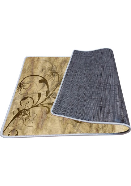 Kaymaz Deri Taban Banyo Paspas Takımı 50 x 60 cm - 60 x 100 cm