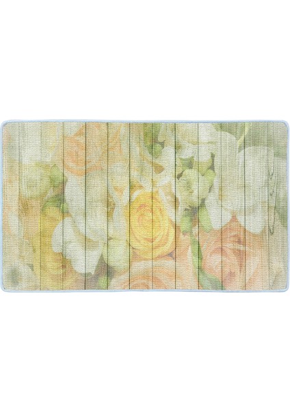 Kaymaz Deri Taban Banyo Paspas Takımı 50 x 60 cm - 60 x 100 cm