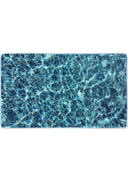Kaymaz Deri Taban Banyo Paspas Takımı 50 x 60 cm - 60 x 100 cm