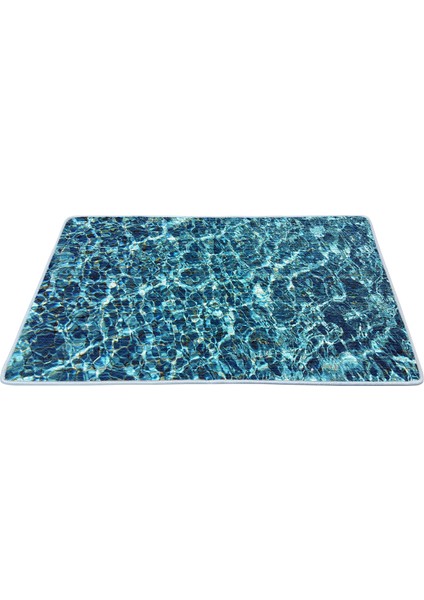 Kaymaz Deri Taban Banyo Paspas Takımı 50 x 60 cm - 60 x 100 cm