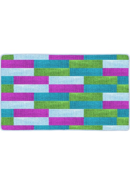 Kaymaz Deri Taban Banyo Paspas Takımı 50 x 60 cm - 60 x 100 cm