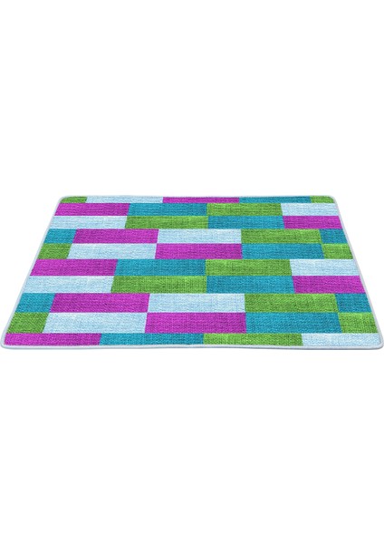 Kaymaz Deri Taban Banyo Paspas Takımı 50 x 60 cm - 60 x 100 cm