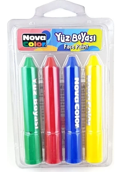 Nova Color Yüz Boyası 4lü