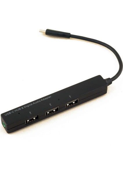 USB Type-C To 3 Adet USB 3.0 Girişli Dijital Audio Adaptörü fiyatları