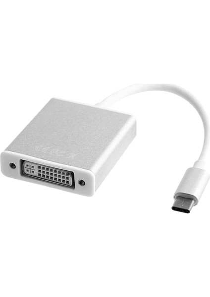 USB Type-C 3.1 To DVI Çevirici Dönüştürücü Adaptör Kablosu