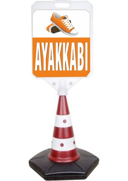 Ayakkabı Temalı Reklam ve Uyarı Dubası Tekli