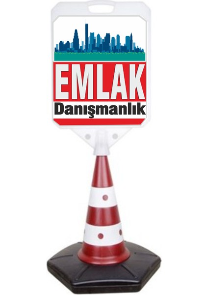 Emlak Temalı Reklam ve Uyarı Dubası Tekli