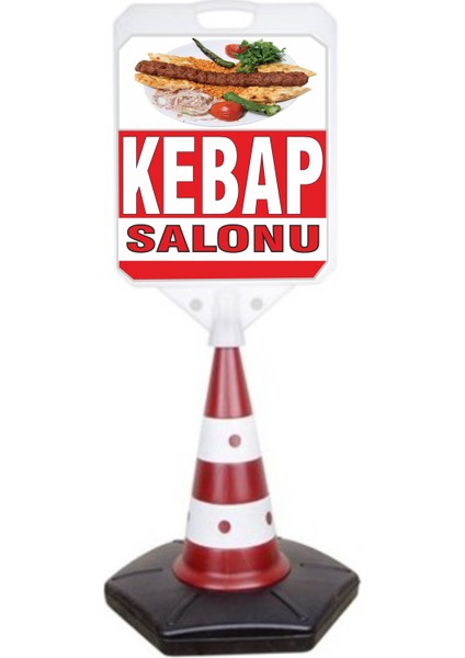 Kebab Temalı Reklam ve Uyarı Dubası Tekli