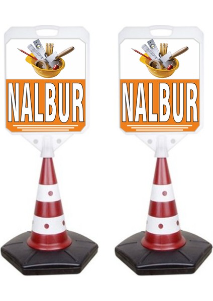 Nalbur Temalı Reklam ve Uyarı Dubası 2'li