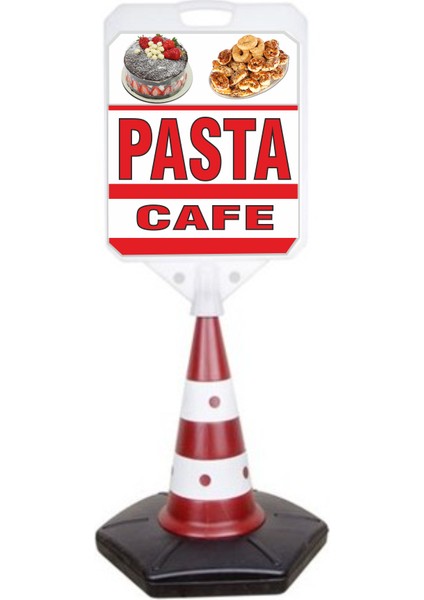 Pasta Cafe Temalı Reklam ve Uyarı Dubası Tekli