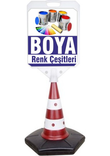 Boya Temalı Reklam ve Uyarı Dubası Tekli