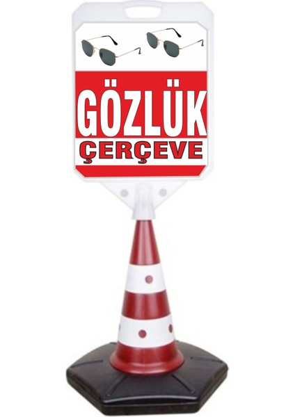Gözlük Temalı Reklam ve Uyarı Dubası Tekli