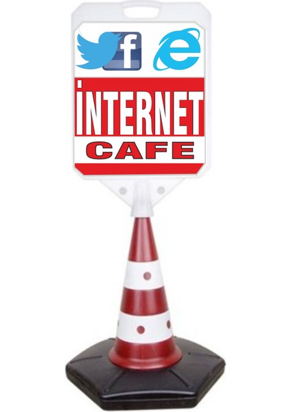 Internet Temalı Reklam ve Uyarı Dubası Tekli