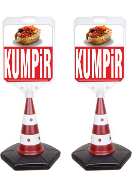 Kumpir Temalı Reklam ve Uyarı Dubası 2'li