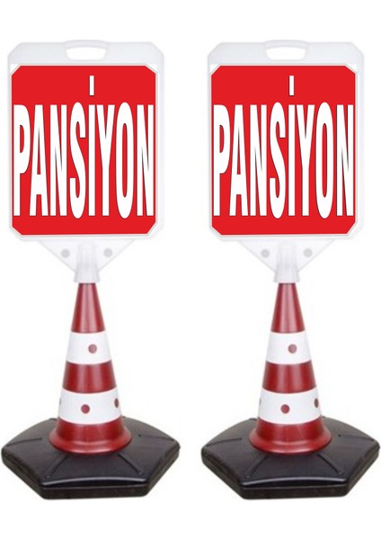 Pansiyon Temalı Reklam ve Uyarı Dubası 2'li