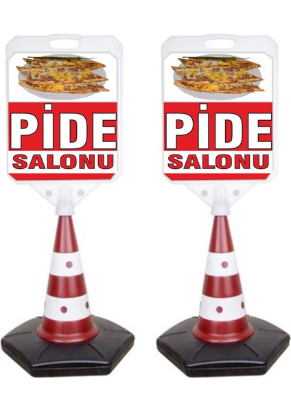 Pide Salonu Temalı Reklam ve Uyarı Dubası 2'li