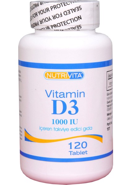 Nutrivita Vitamin D3 1000 Iu