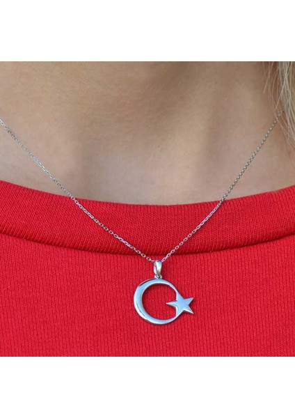 14 Ayar Altın Ayyıldızlı Kolye modelleri